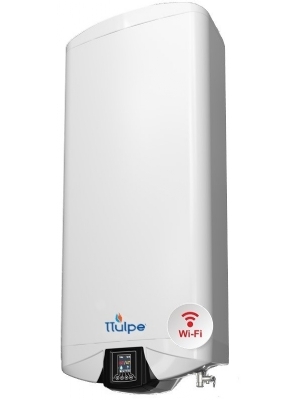 Horizontal ou vertical, Chauffe-eau intelligent de 3300 watts (2,1 kW + 1,2 kW) avec des fonctions tr�s �tendues, 80 litres, y compris Wi-Fi pour le contr�le avec votre smartphone