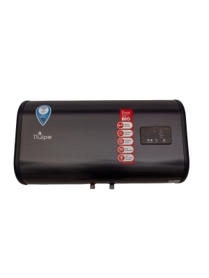 Chauffe-eau plate de 43 litres noir anthracite de haute qualit avec Wi-Fi et fonction SMART pour une installation horizontale au mur