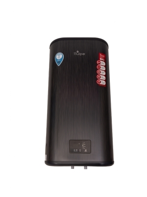 Chauffe-eau plate de 68 litres noir anthracite de haute qualit avec Wi-Fi et fonction SMART pour une installation verticale au mur
