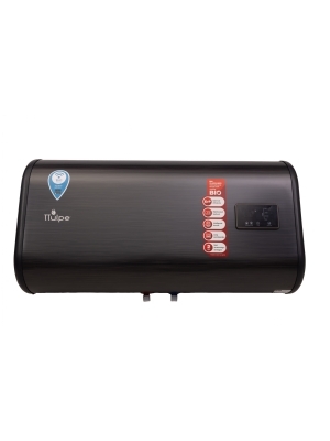 Chauffe-eau plate de 68 litres noir anthracite de haute qualit avec Wi-Fi et fonction SMART pour une installation horizontale au mur