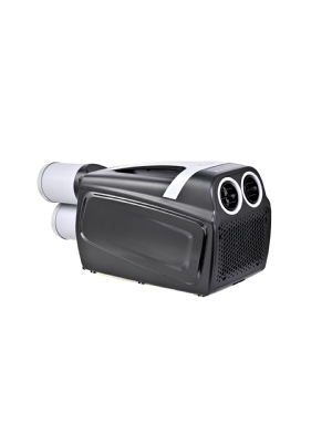 Climatiseur portable trs compact avec tlcommande pour la maison, le camping ou la terrasse.