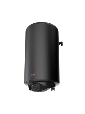 Ballon d'eau chaude mural vertical 80 litres commande manuelle noir