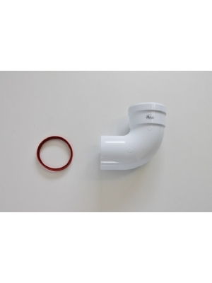 Coude  90 degrs pour 80 mm conduit de fume