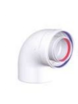 Coude concentrique 90 degres Male Femelle