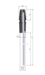 Tuyau d'vacuation concentrique vertical 60/100 mm | KIIPShop.fr