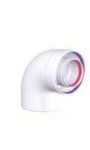 coude concentrique 90 degres Male/Femelle 60/100 | KIIPShop.fr
